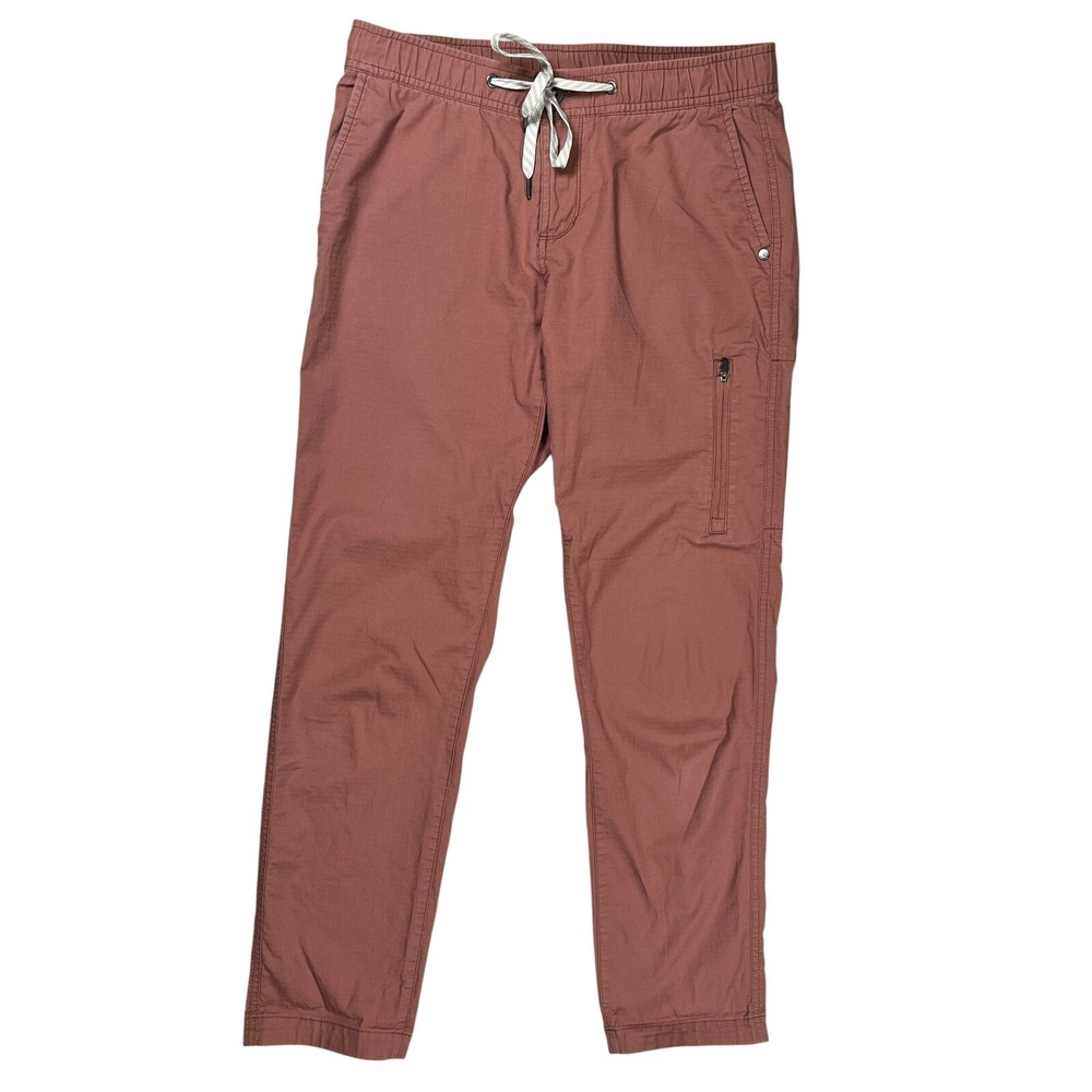 Vuori Ripstop Climber Pants Men Small Terracotta Tapered Cargo Hiking Active